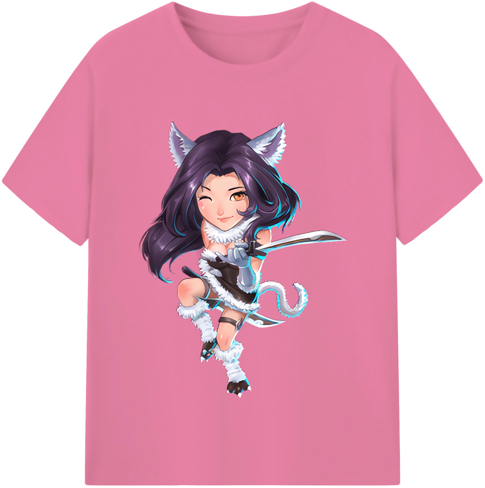 リーグ・オブ・レジェンド League of Legends LOL 綿100％半袖Tシャツ（フロントプリント）